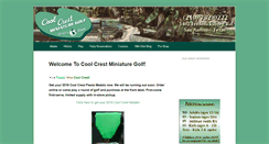 Desktop Screenshot of coolcrestgolf.com
